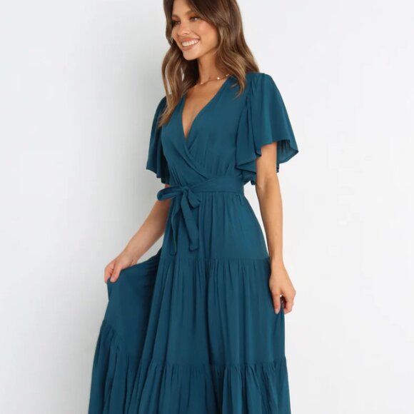 Petal & Pup Dresses & Skirts - 🌿 Petal & Pup “Barker Dress” – Teal – Size Large